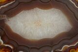 4.4" Polished Banded Agate Slab - Kerrouchen, Morocco - #180584-1